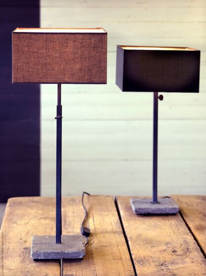 Hard stone table lamp Tierlantijn bij Jolijt (exclusief kap)