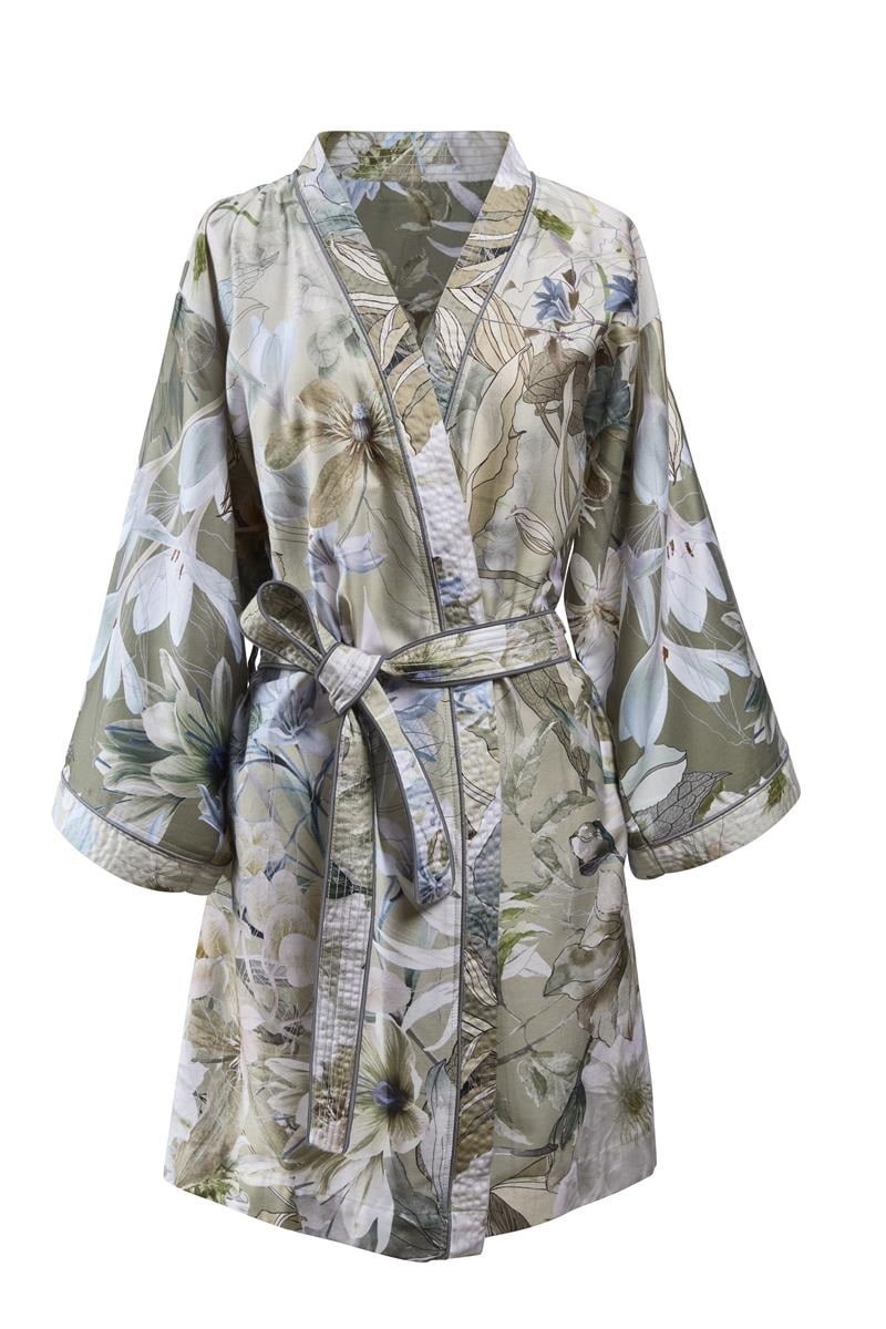 Kardol by Beddinghoue Saffron Kimono - S/M - Blue Grey 330934