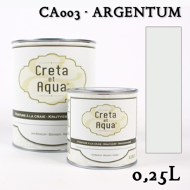 krijtverf Creta et Aqua Argentum - Zilver 0,25 L