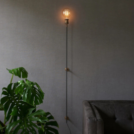 Wandlamp Hoxton, Zwart riviera maison