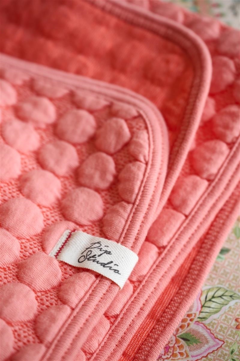 Pip Studio Fill in the dots Throw - 260 x 260 cm - Pink 329623