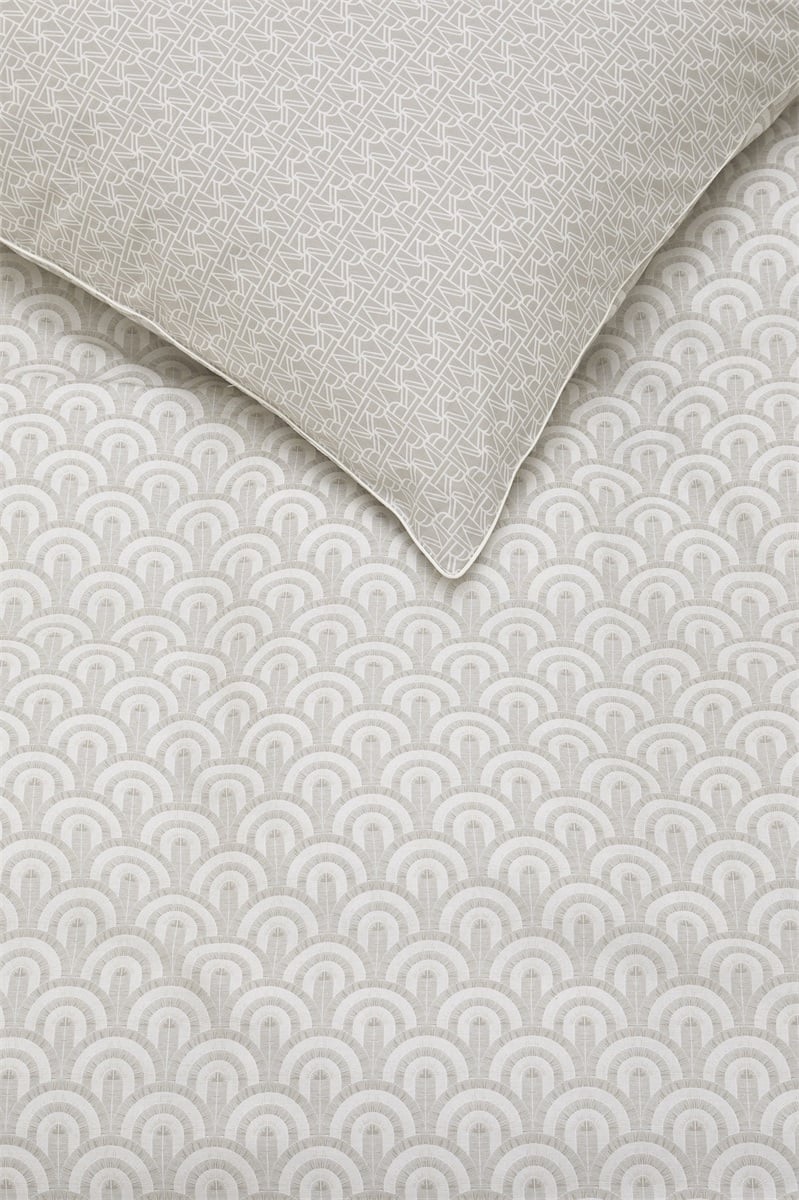Riviera Maison dekbedovertrek Arched - 155 x 220 cm - Sand 257278&