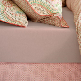 Pip Studio Royal Nights Fitted Sheet - 100 x 200/220 cm - Pink 329691#
