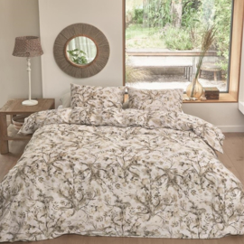 DE Riviera Maison Dekbedovertrek Blushing Blooms - 155 x 220 cm - Sand 321704 (duitse maat!)#