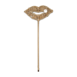 Rustic Rattan Photobooth Lips Riviera Maison 474370