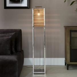 Ocean Cay Shutters Floor Lamp silver riviera maison 495760