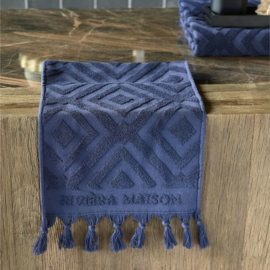 RM Chic Guest Towel Dark blue 50x30 Riviera Maison 495440
