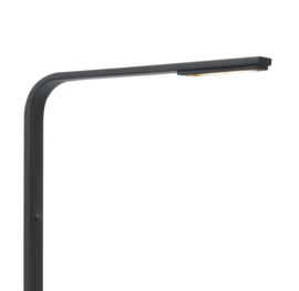 Piana vloerlamp + touch dimmer Mat zwart