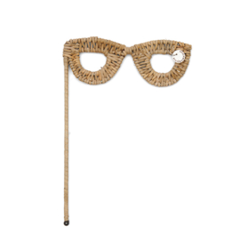 Rustic Rattan Photobooth Glasses Riviera Maison 474350