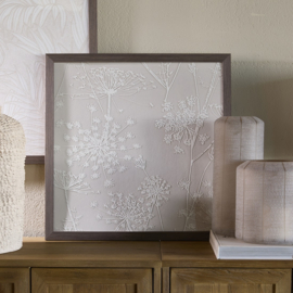 597550 Wall Art Silhouette Flowers 60x60