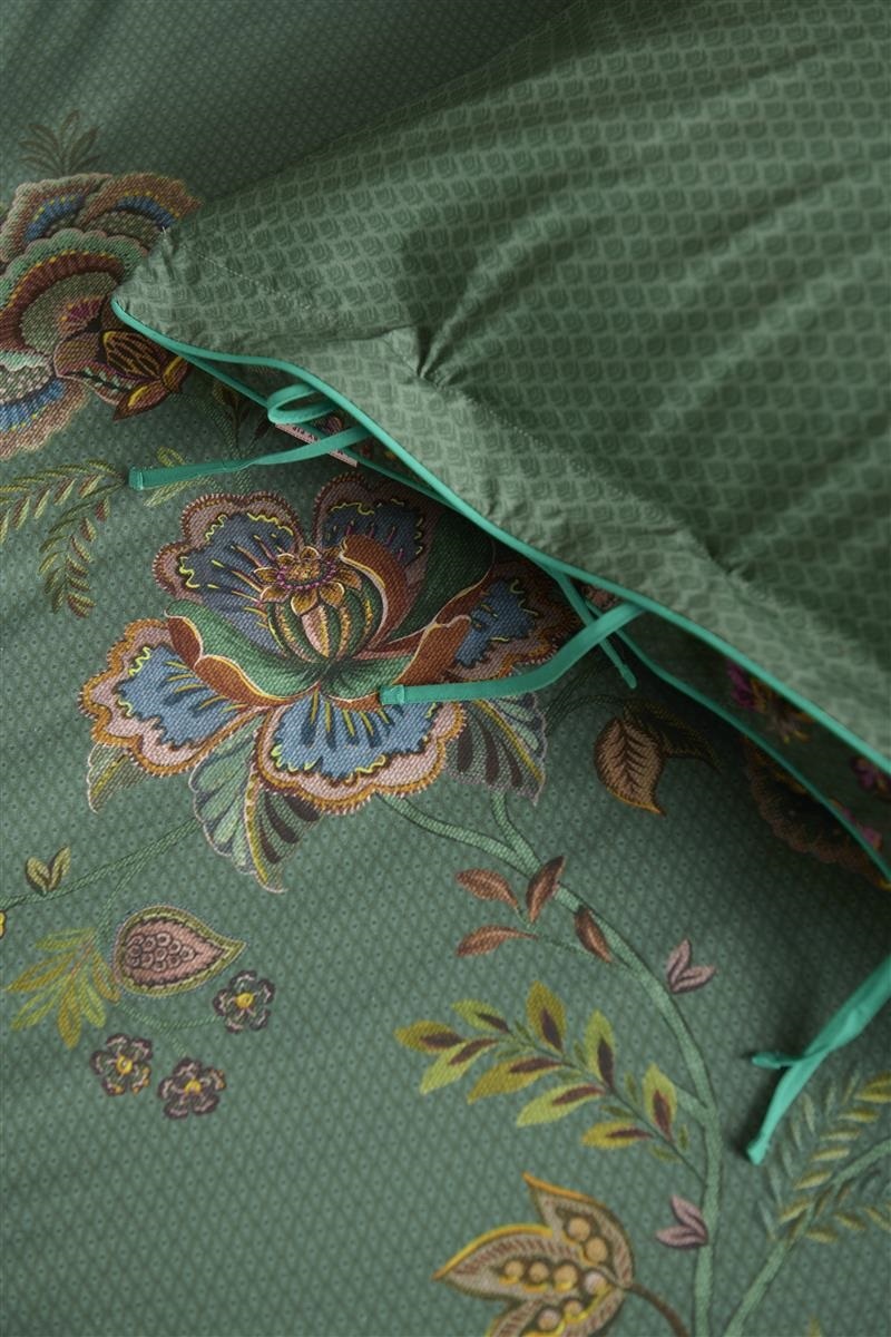 v3/ Pip Studio dekbedovertrek Cece Fiore - 240 x 200/220 cm - Green 278084