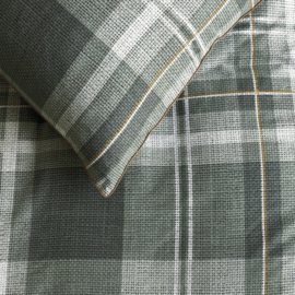 Riviera Maison kussensloop Tartan Check - 60 x 70 cm - Green 332995