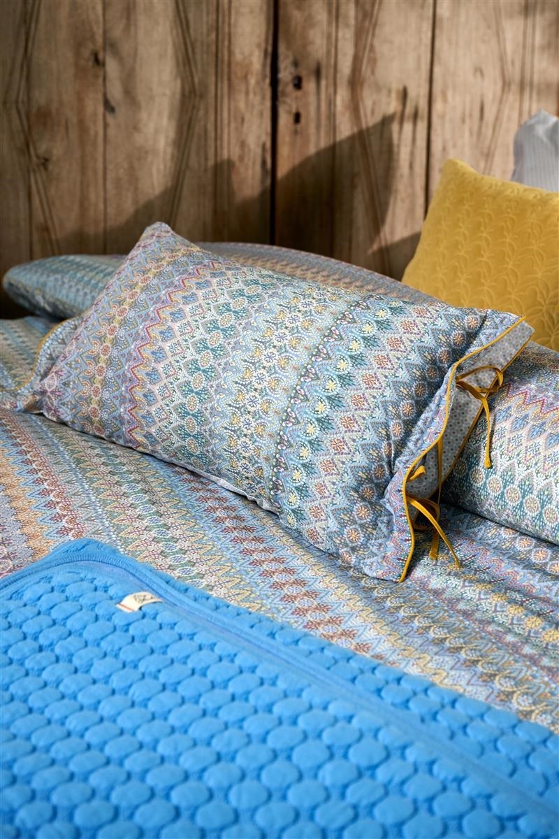 Pip Studio Ashanti Cushion - 35 x 60 cm - Blue 329650