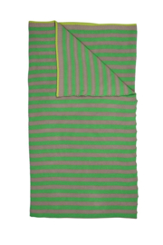 Pip Studio Bonsoir Stripe Throw - 130 x 170 cm - Green 321013!!