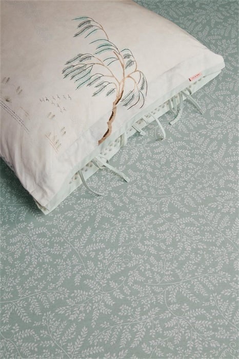 Pip Studio Leafy Fitted Sheet - 100 x 200/220 cm - Green 236655