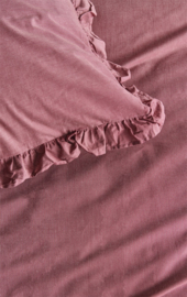 At Home by BeddingHouse Flamboyant dekbedovertrek- 140 x 200/220 cm - Dark Pink 259130
