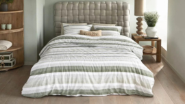 Sturdy Stripe Grey Green 155x220 cm