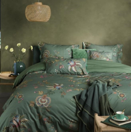 278085 Pip Studio Dekbedovertrek Cece Fiore Green – 260 x 200/220 cm