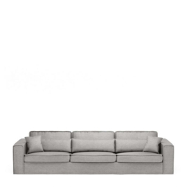Metropolis Sofa XL, velvet, platinum Riviera Maison 4032003