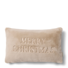 Kussen Merry Christmas Faux Fur Pillow 50x30 598340  (Pre order)