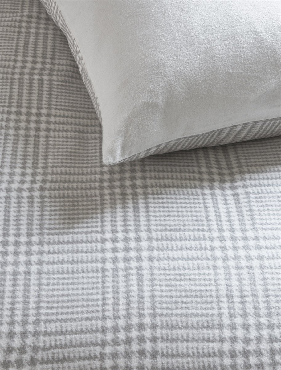 Riviera Maison dekbedovertrek Eleanor - 155 x 220 cm - Grey 278979