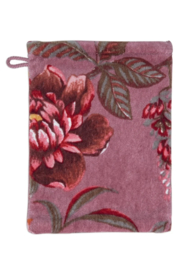 Pip Studio Secret Garden -washandje 16 x 22 cm - Mauve 278603