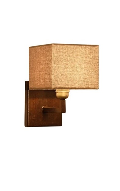 Limena Wandlamp Bruin Patina (exclusief lampenkap)