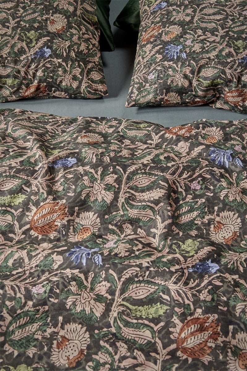 At Home dekbedovertrek by BeddingHouse Batik - 155 x 220 cm - Dark Blue 279808 @!