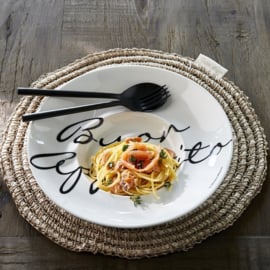 Buon Appetito Pasta Plate 448820 riviera maison pre order half okt