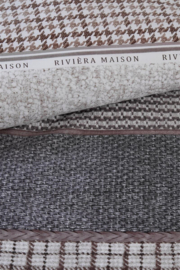 Riviera Maison dekbedovertrek Tailor - 135x200 cm - Anthracite 204547