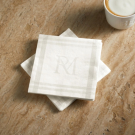 servetten RM Dots & Check Paper Napkin riviera maison 570090