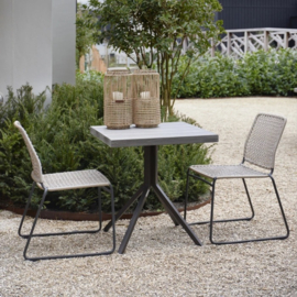 Bondi Beach Outdoor Bistro Table, grey riviera maison