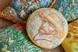 Beddinghouse x Van Gogh Museum Self Portrait Cushion - 40x40 cm - Natural 197178