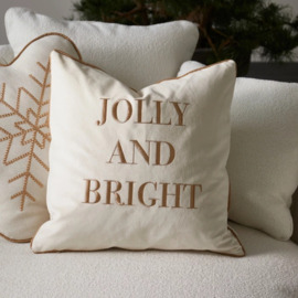 Kussenhoes Jolly And Bright, Wit riviera maison 565350