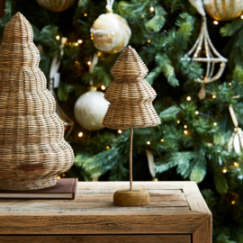 Rattan Decoratiebeeldje Lovely Christmas Tree riviera maison 568210