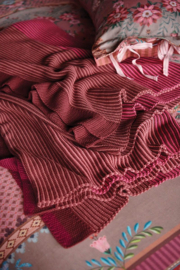 Pip Studio Blockstripe Throw - 130 x 170 cm - Pink 248698
