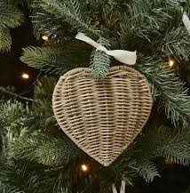 Rustic Rattan Loving Heart Ornament riviera maison 547140