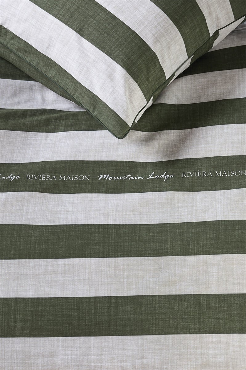 Riviera Maison Brayden - 135 x 200 cm - Green 278915!