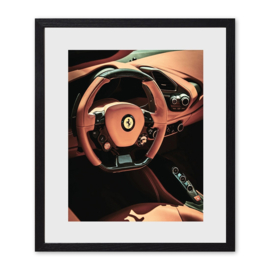593260 Wall Art Red Ferrari 50x60