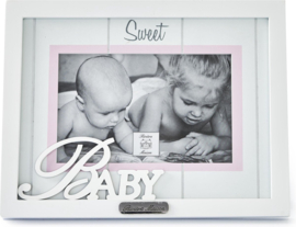 Rivièra Maison Sweet Baby Girl - Fotolijst - Fotoformaat 15 x 10 cm - Hout