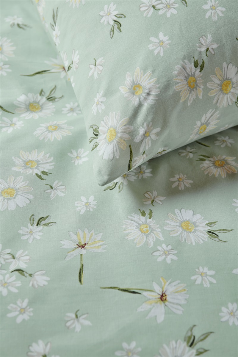 Beddinghouse Daisies - 135 x 200 cm - Blue Green 258095