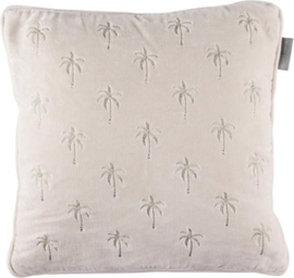 Riviera Maison Royal Palms Cushion - 40 x 40 cm - Gold 238254 (incl vulling)