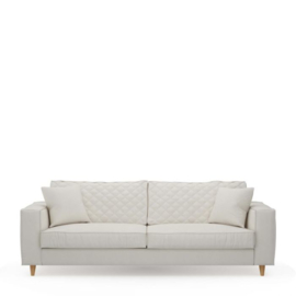 Kendall Sofa 3,5 Seater, oxford weave, alaskan white Riviera Maison 4345001
