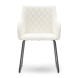 Eetkamerstoel met armleuning Frisco Drive, Simply White riviera maison&