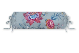 Pip Studio Flower Festival Roll Cushion - 22x70 cm - Blue 225502