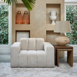 Fauteuil Dazzle, Satin Shell riviera maison