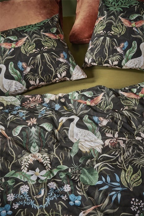At Home by BeddingHouse dekbedovertrek Vibrant - 200 x 200/220 cm - Black 248771