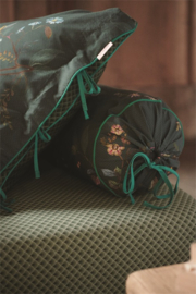 Pip Studio Kawai Flower Roll Cushion - 22 x 70 cm - Dark Green 248522@