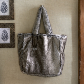 Fabulous Faux Fur Bag grey Riviera Maison 494050