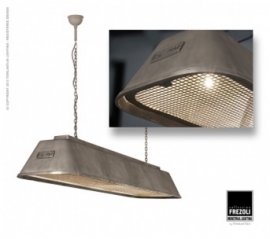 Bizz Gegoten aluminium hanglamp Frezoli Aluminium L.835.1.800